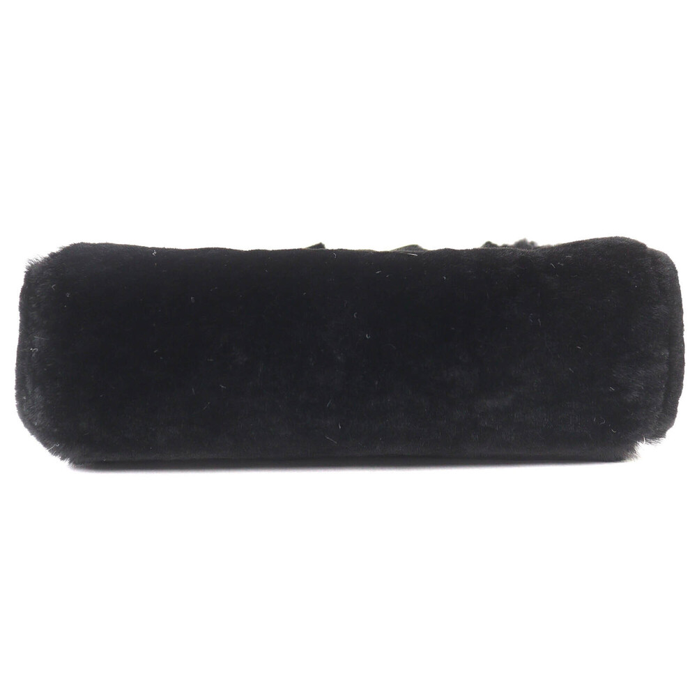 CHANEL Vintage Black Leather Logo Pouch - Picture 5 of 12